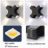 4w Led Wall Lamp 120 Degrees High brightness Uv Protection Cross Beam Lights For Outdoor Garden Lighting Warm light 4W