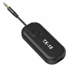 5 0 Bluetooth Receiver Transmitter 2 In 1 CSR8670 Supports Aptxaptxll Support 2 in 1 Bluetooth Adapter black