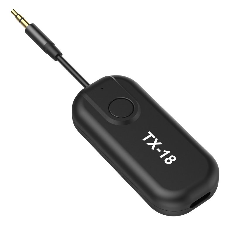 5.0 Bluetooth Receiver Transmitter 2 In 1 CSR8670 Supports Aptxaptxll Support 2 in 1 Bluetooth Adapter black
