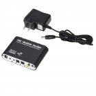 5.1-channel Dts Dolby/ac-3 Digital Audio  Decoder Fiber Coaxial Analog Converter Host + Power Supply Sound Audio Adapter Amplifier U.S. plug