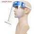 5 10PCS Face Shield Protect Eyes Face with Protective Clear Film Elastic Band 5PC