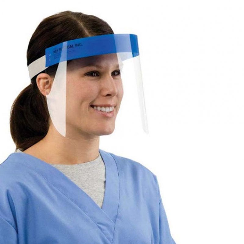 5/10PCS Face Shield Protect Eyes Face with Protective Clear Film Elastic Band 5PC