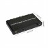 5 1ch Digital Audio Converter Spdif Input to 5 1 Channel Audio Digital Sound Decoder Converter Black