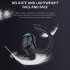 5 2 Bluetooth compatible Wireless Earphone Waterproof Subwoofer Sports In ear Headphone black red