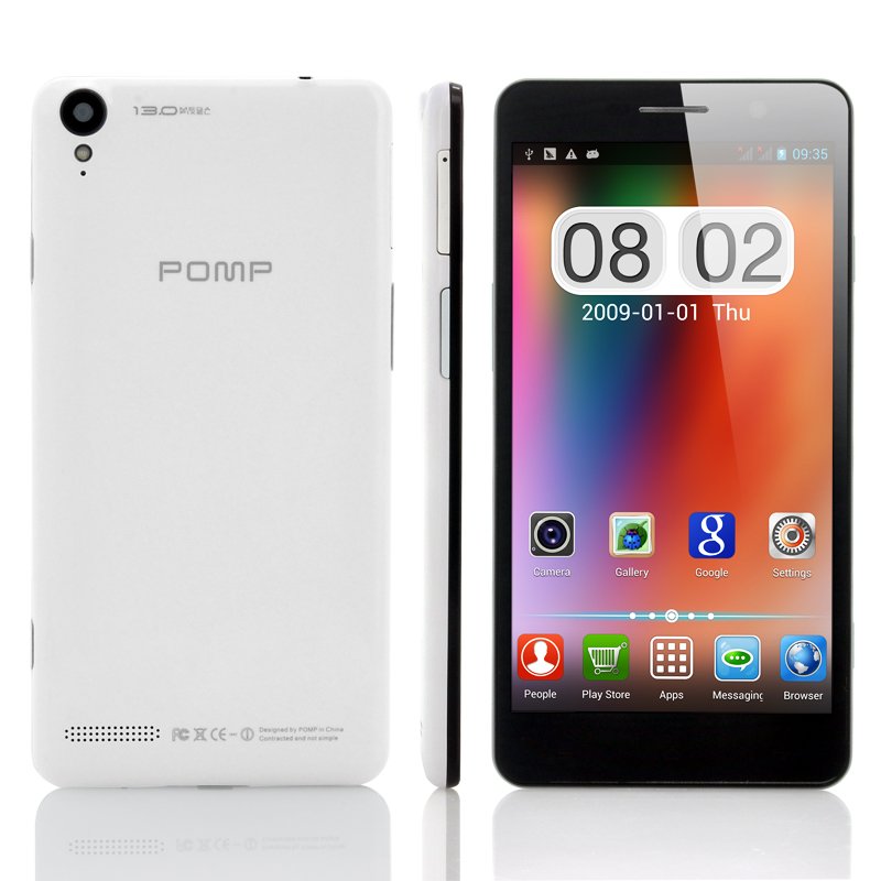 POMP C6 5.5 Inch Android Mobile Phone (W)