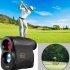 5 500m Golf Rangefinder 6x High Precision Optical Lens Low Power Consumption Telescope Distance Meter Black