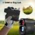 5 500m Golf Rangefinder 6x High Precision Optical Lens Low Power Consumption Telescope Distance Meter Black