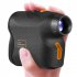 5 500m Golf Rangefinder 6x High Precision Optical Lens Low Power Consumption Telescope Distance Meter Black