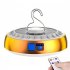 5 5v 20w Led Ufo shaped Solar Light Super Bright Energy Saving Outdoor Power Outage Emergency Lamps Golden with RC