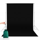 5*7FT/1.5M*2.15M  Square Cloth Nylon Green Background  Cloth For Photography Live Background black