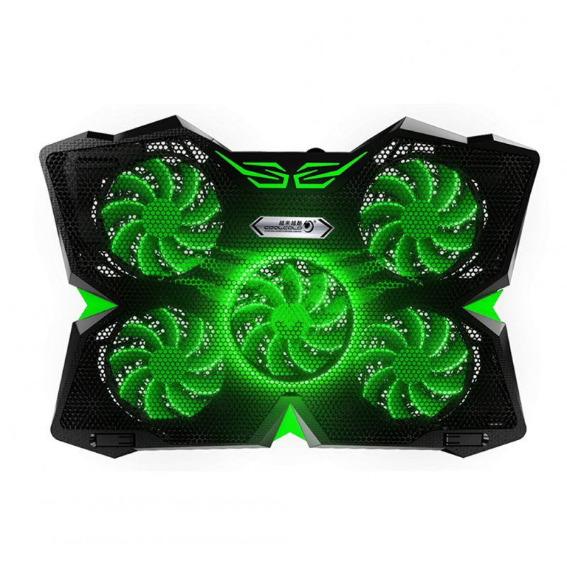 5 Fans Gaming Laptop Cooling Pad for 12