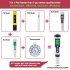 5 In 1 Digital Water Quality Monitor Tester Tds ec ph salinity temperature Meter For Swimming Pool Drinking Water Aquarium 9909 is without backlit