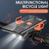 5 In 1 Multifunctional Bicycle Head Light  Bicycle Front Light  Horns  Mobilephone Holder  Recharge Pal  Warming Light Design With 3000mAh Lithium Battery For C