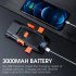 5 In 1 Multifunctional Bicycle Head Light  Bicycle Front Light  Horns  Mobilephone Holder  Recharge Pal  Warming Light Design With 3000mAh Lithium Battery For C