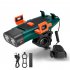 5 In 1 Multifunctional Bicycle Head Light  Bicycle Front Light  Horns  Mobilephone Holder  Recharge Pal  Warming Light Design With 3000mAh Lithium Battery For C
