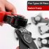 5 In 1 Plier Tool Set  Combination Interchangeable Pliers Kit With Cable Cutters  Wire Stripper  Scissor  Crimping Plier Multipurpose Combination 8 Inch Pliers 