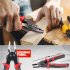 5 In 1 Plier Tool Set  Combination Interchangeable Pliers Kit With Cable Cutters  Wire Stripper  Scissor  Crimping Plier Multipurpose Combination 8 Inch Pliers 