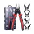 5 In 1 Plier Tool Set  Combination Interchangeable Pliers Kit With Cable Cutters  Wire Stripper  Scissor  Crimping Plier Multipurpose Combination 8 Inch Pliers 