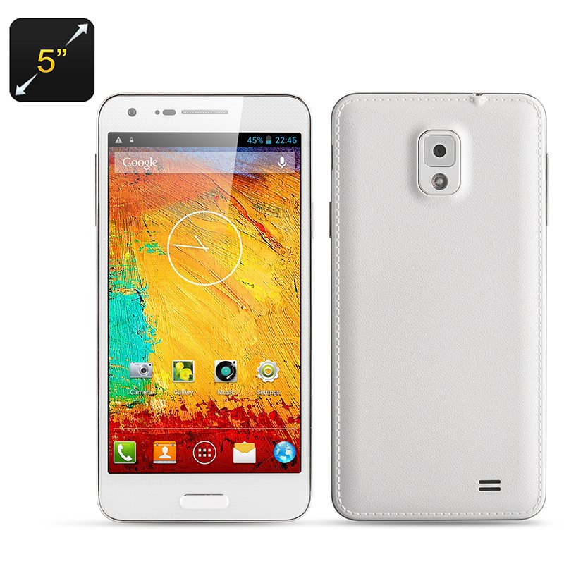 5 Inch Octa Core Phone 'Note 3 Mini' (White)