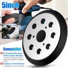 5 Inch 8 Hole Hook Loop Sander Pad Compatible For DW4388 DW423 Porter Cable 382 390K 151281-08 Replaces 5-inch Sander Pad