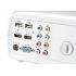 5 Inch TFT LCD LED Projector emits 2600 Lumens  has a 800x480 Resolution with 1080p Support and Manual Focus Lens