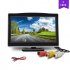 5 Inch Tft Lcd Screen Car Monitor 2 Channels Video Input 800x480 Reversing Parking HD Digital Display Black