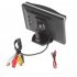 5 Inch Tft Lcd Screen Car Monitor 2 Channels Video Input 800x480 Reversing Parking HD Digital Display Black