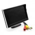 5 Inch Tft Lcd Screen Car Monitor 2 Channels Video Input 800x480 Reversing Parking HD Digital Display Black