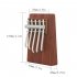 5 Key Kalimba Rosewood Mbira Children Mini Guitar Thumb Piano Traditional Musical Instrument Perfect Gift for Kids red