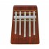 5 Key Kalimba Rosewood Mbira Children Mini Guitar Thumb Piano Traditional Musical Instrument Perfect Gift for Kids red