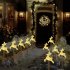 5 Pack 2V Outdoor Solar Lights With Solar Panels Solar Powered Garden Lights Christmas Decorations For Patio Yard Pathway Snowflakes