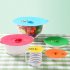 5 Pcs  7 Pcs Reusable Silicone Lids Heat Resistant Splatter Proof Suction Lids Microwave Cover For Cups Bowls Plates Pots Pans Fridge Oven Safe Storage 5 Sizes 