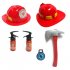 5 Pcs Firefighter Policeman Role playing Toys Plastic Pretend Play Toys Set for Children