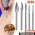 5 Pcs Wood Carving Engraving Drill Bit Rotary Tools Kit DIY Woodworking Drill Accessories For Wood Carving Enthusiasts 5pcs