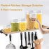 5 Piece Food Storage Container Set With Marking Pen Label Paper Measuring Spoon Impact Resistant Airtight Clear Durable Canisters For Kitchen Dinning Room 5 set
