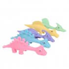 5 Pieces Finger Slingshot Animal Toys Dinosaur Slingshots Stretchable Funny Finger Toys Flying Games For Party Favor Random Color