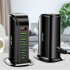 5 Port USB Plug Charging Station Dock Stand Desktop Charger Hub for Phone U S  regulations