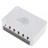 5 Port USB QC 3 0 Quick Charger LCD Voltage Current Display for iPhone iPad Samsung white US plug