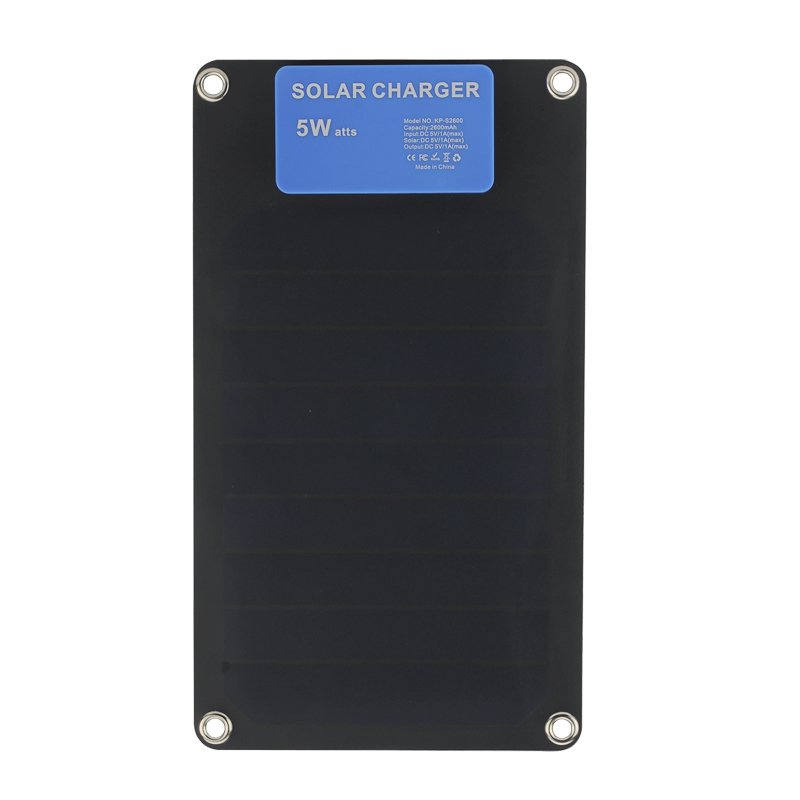 5 Watt 2600mAh Solar Powered Charger