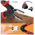 5 in 1 200mm Multifunctional Plier with Storage Box High Strength High Hardness Steel Wire Plier Red
