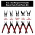 5 in 1 200mm Multifunctional Plier with Storage Box High Strength High Hardness Steel Wire Plier Red