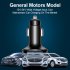 5 in 1 Charger 4 USB Port Type c Fast Car Charger Led Digital Display Black