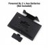 5 in 1 Desktop Digital Alarm Clock Voice Control Touch Screen Energy Saving Led Temperature Humidity Monitor black