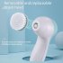 5 in 1 Electric Face Cleansing Brush Deep Cleaning Silicone Multifunctional Wash Face Machine Skin Care green