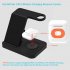 5 in 1 Fast Wireless Charger for Airpods 2   Pro Wireless Charging Recevice Center black