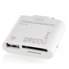 5 in 1 Memory Card Reader with USB port for iPad  iPad 2 and the New iPad   Connect your USB device and transfer files from your memory card to your iPad