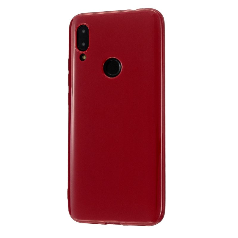 For Redmi 7/7A/Note 7/Note 7 Pro Cellphone Cover Overall Protection Soft TPU Anti-Slip Anti-Scratch Phone Case Rose red