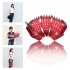 5 in 1 Multi function Outdoor Seven core Umbrella Rope Lanyard Camping Adventure Bracelet Red plus blue