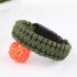 5 in 1 Multi function Outdoor Seven core Umbrella Rope Lanyard Camping Adventure Bracelet Forest jungle camouflage