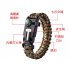 5 in 1 Multi function Outdoor Seven core Umbrella Rope Lanyard Camping Adventure Bracelet Snake skin camouflage